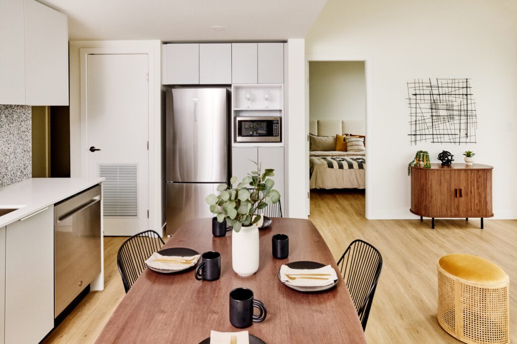 Modern two-bedroom rental home at Comma King George.